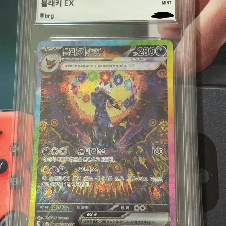 [BUNJANG] Pokemon Card Umbreon SAR Korean Version PSA 9 / 포켓몬카드 블래키 SAR 한글판 brg9