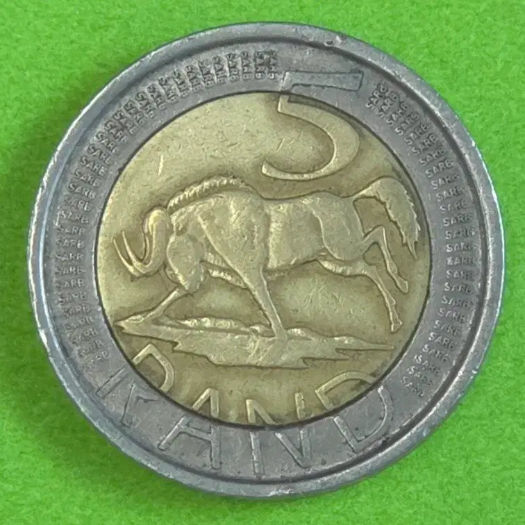[BUNJANG] 2006 South Africa 5 Rand Coin / [희귀] 2006년 남아프리카 공화국 5랜드 동전 M2980