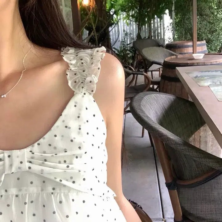 [BUNJANG] Peter &amp; Wendy Polka Dot Blouse / 피터앤웬디 도트블라우스