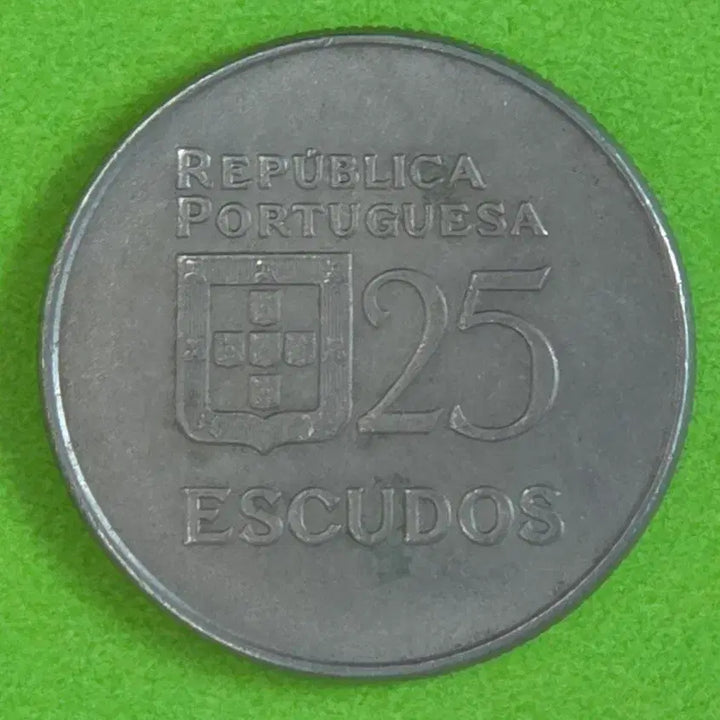 [BUNJANG] 1983 Portugal 25 Escudo Coin / 1983년 포르투칼 25에스쿠도 동전 M2990