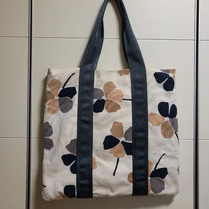 [BUNJANG] Marni Flower Pattern Canvas Tote Bag / 마르니 플라워 패턴 캔버스 토트백