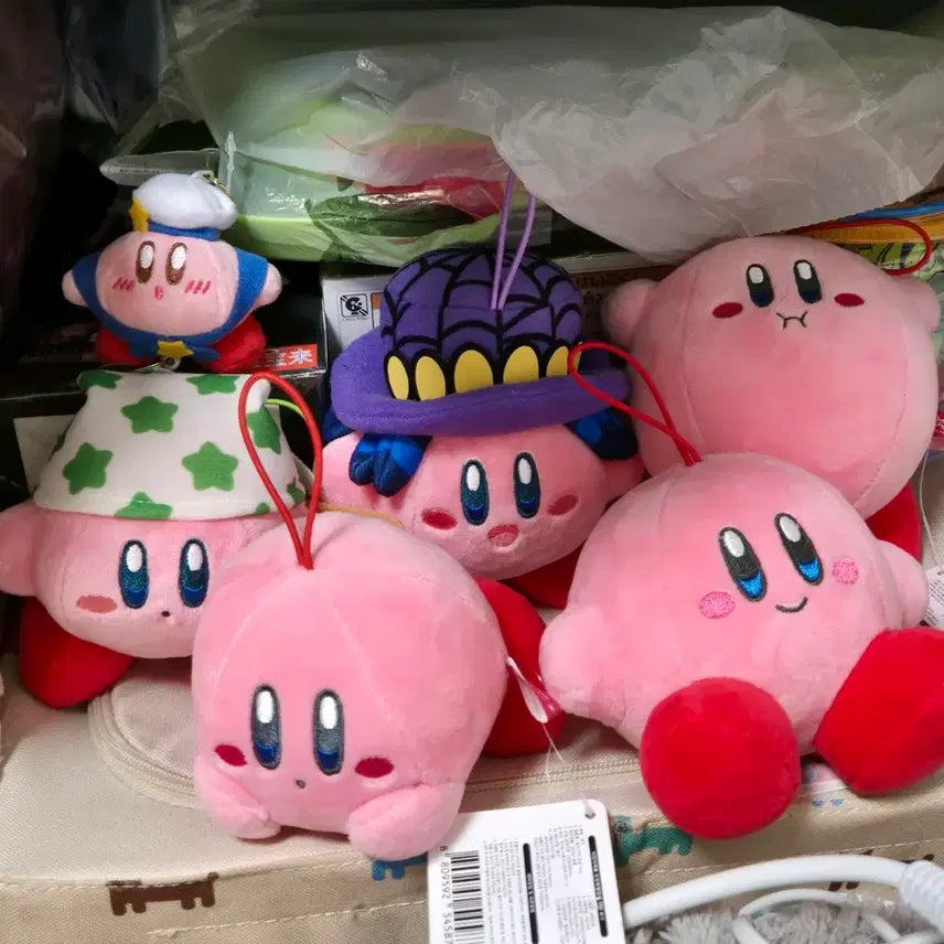 [BUNJANG] Kirby Star Plush Keychain Set / 급처) 별의 커비 인형 키링 세트