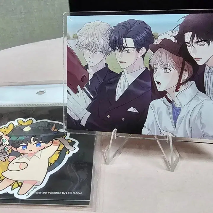[BUNJANG] Rootless Tree &amp; Lust Crossover Acrylic Block + Rootless Tree Sticker Set / 뿌리없는나무&amp;애욕 크로스오버 아크릴블록+뿌없나 스티커 3종