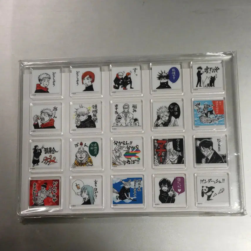 [BUNJANG] Jujutsu Kaisen Jump Shop Acrylic Tile Set / 주술회전 점프샵 굿즈 아크릴타일 2종