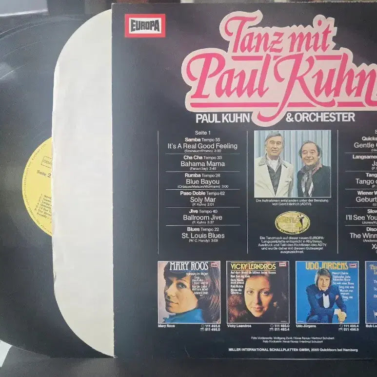[BUNJANG] Paul Kuhn Tanz mit Paul Kuhn Jazz LP (Germany) / Paul Kuhn_Tanz mit Paul Kuhn_재즈 LP(독일)
