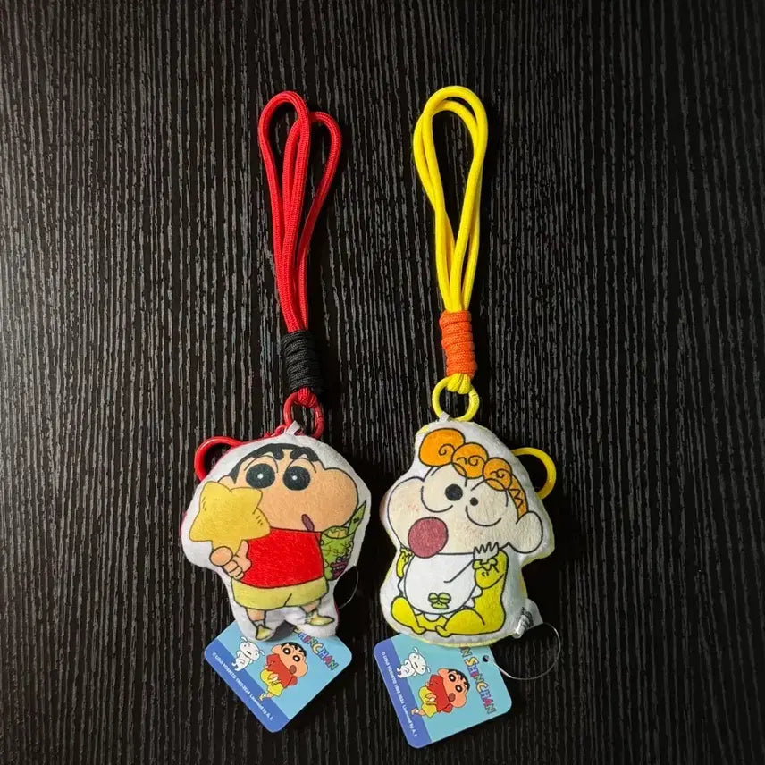 [BUNJANG] Crayon Shin-chan Chocobi &amp; Shin-chan Doll Keychain Set / [일괄] 초코비짱구 + 짱아 짱구는못말려 인형 키링