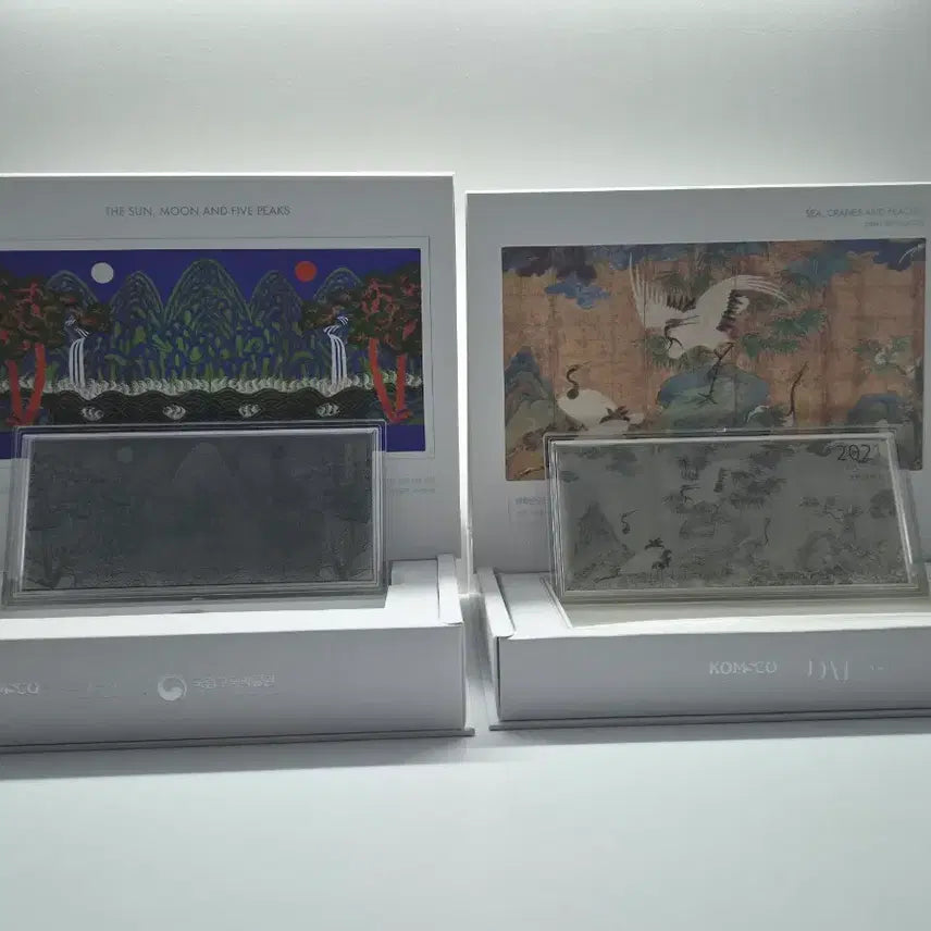 [BUNJANG] KOMSCO Royal Series Haekbandodo Commemorative Medal Silver / [한국조폐공사] 해학반도도 지폐형 은메달 순은Ag999 기념세트