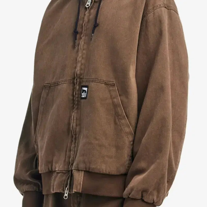 [BUNJANG] Obey Glen Zip-Up Jacket L Size / (새상품)오베이 글랜집업 자켓 L사이즈 판매