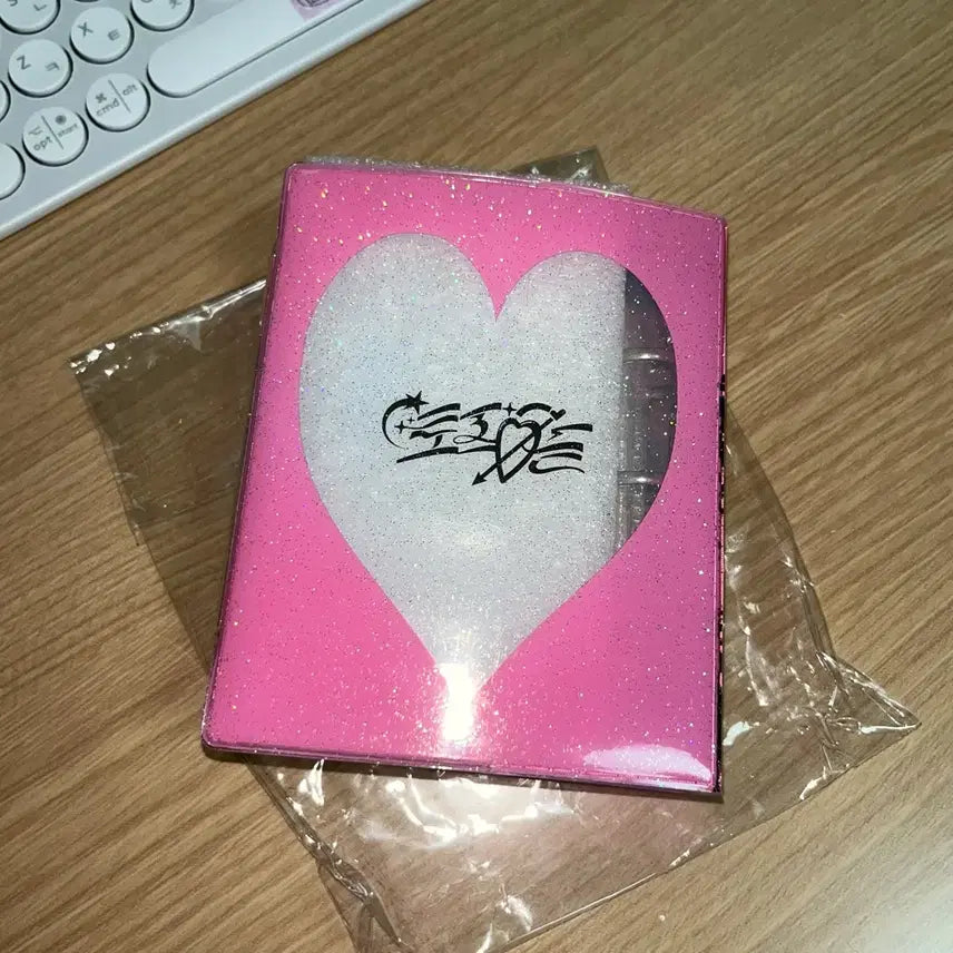 [BUNJANG] Roseheart Pink M5 Diary Binder Cover + Inserts / 로즈하트 핑크 M5 다이어리 바인더 커버+속지