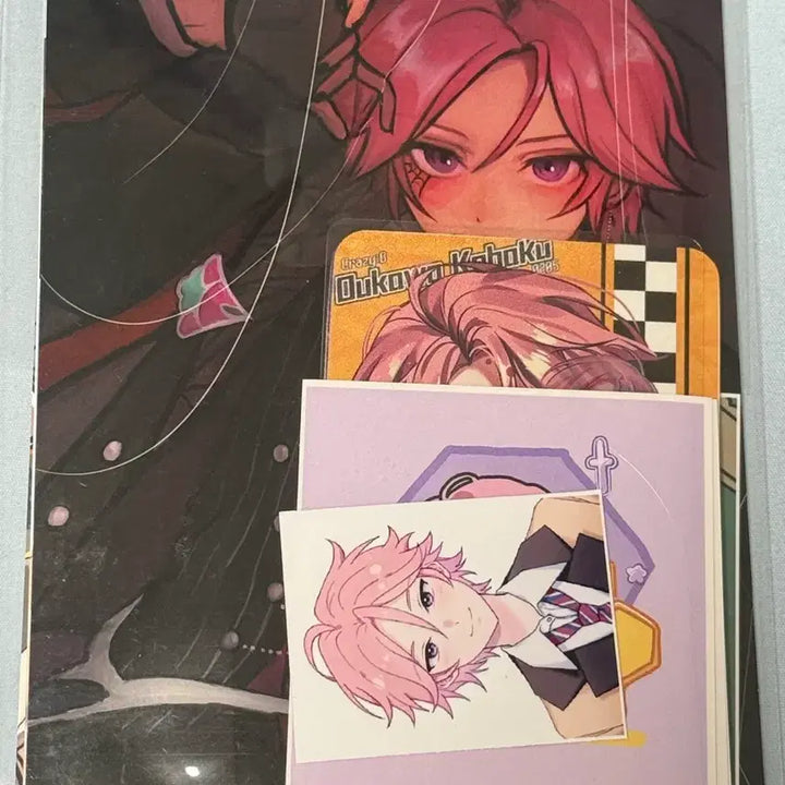 [BUNJANG] Kohaku Cafe Postcard &amp; Sticker Unofficial Goods Set / 코하쿠 생카 엽서, 스티커 비공굿