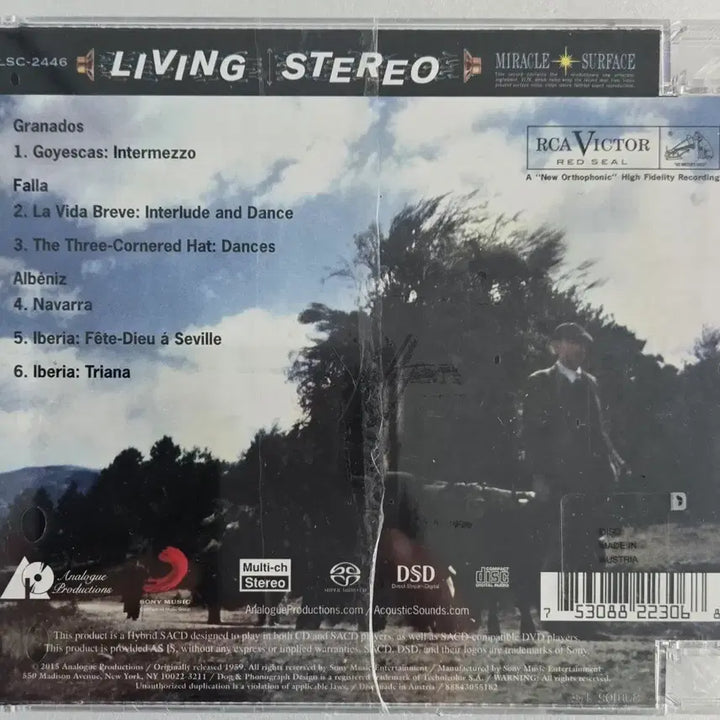 [BUNJANG] Fritz Reiner &amp; Chicago Symphony Orchestra - Spain (Analogue Productions) Hybrid SACD (Sealed) / 프리츠 라이너의 Spain 리빙스테레오 SACD (미개봉)