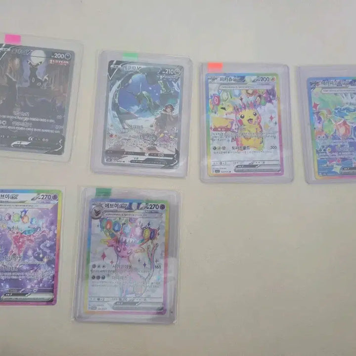 [BUNJANG] Pokemon Card Blacephelon V, Rayquaza V Special Art Set (6 Types) / 포켓몬카드 블래키v, 레쿠자v특일포함 6종팔아요