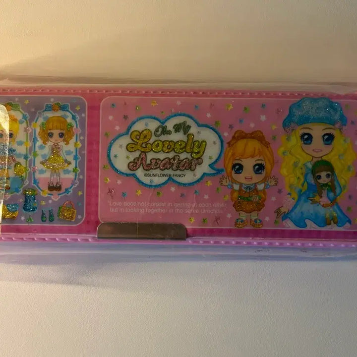 [BUNJANG] Rare Magnetic Pencil Case - Pink Avatar Design / 고전)희귀)자석필통
