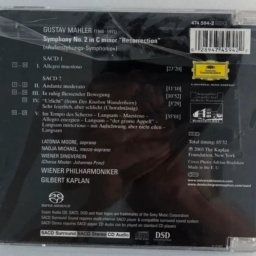 [BUNJANG] Gilbert Kaplan Mahler Symphony No. 2 &