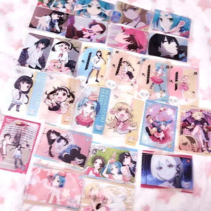 [BUNJANG] Monogatari Series Wafer Card Bundle Set / 일괄) 모노가타리 시리즈 웨하스 카드 엔스카이 카드 고전 미소녀