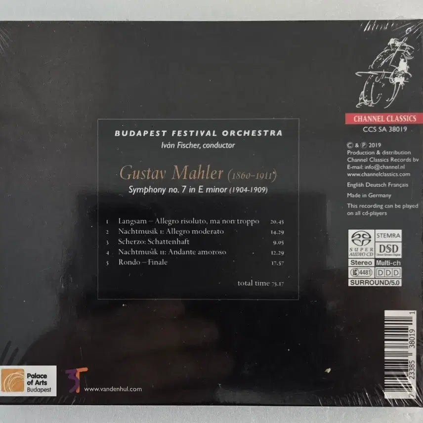[BUNJANG] Channel Classics SACD Bundle Set - Ivan Fischer Mahler 7 / Rachel Podger Mozart / 채널 클래식스 SACD 미개봉 2종 (이반피셔 말러7번/ 레이첼 포저)