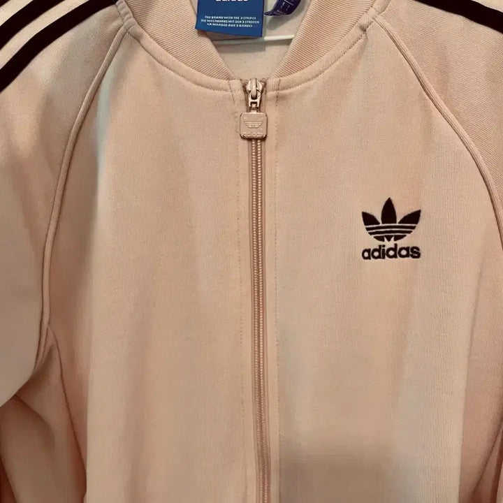 [BUNJANG] Adidas Soft Pink Track Top Zip-Up Jacket / 아디다스 연핑크 져지 딸기우유 핑검 트랙탑 집업 자켓