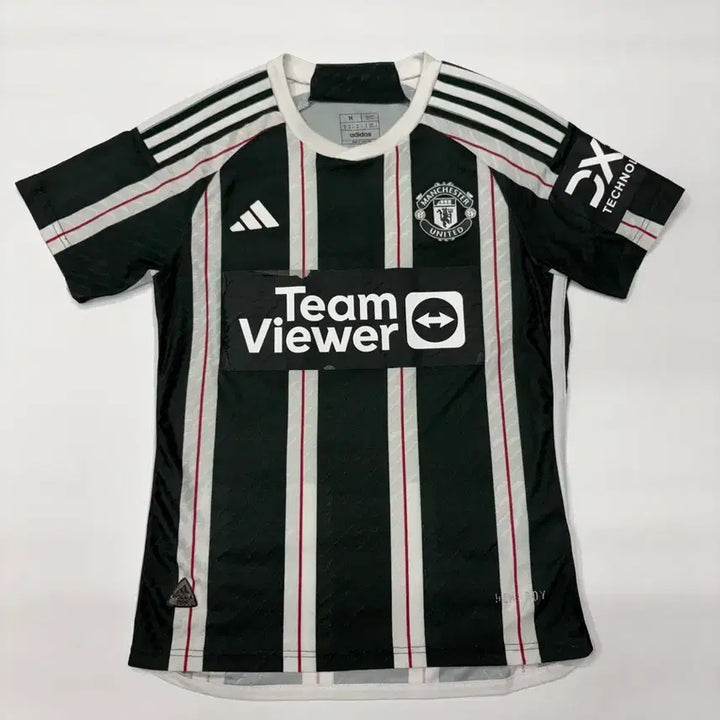 [BUNJANG] Adidas Manchester United 23/24 Away Champions League Kit Jersey (Non-Marking) / 아디다스 23 24 맨유 맨체스터 어웨이 챔스킷 유니폼 져지 저지 논마킹