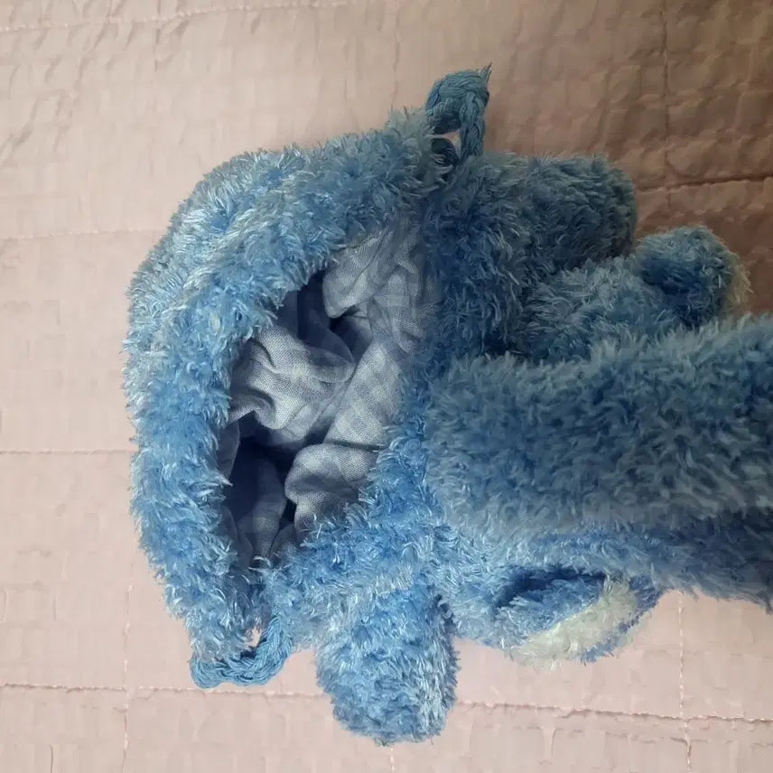 [BUNJANG] Classic Blue Bear Doll Pouch / 고전 블루베어 인형 주머니 파우치 고전문구