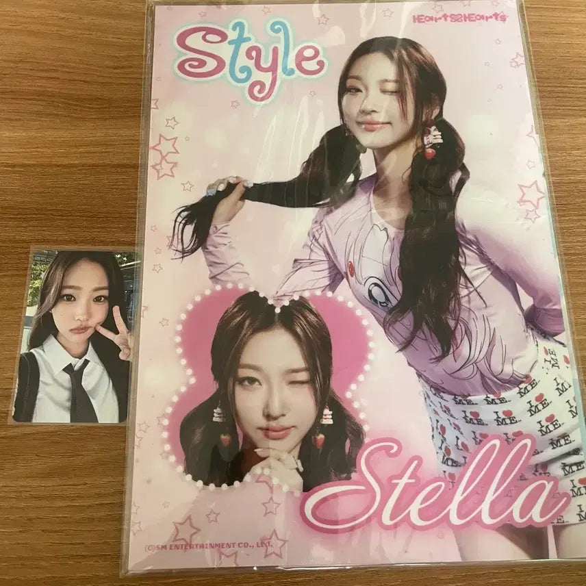 [BUNJANG] Hats to Hearts Stella Guidebook Photocard / 하츠투하츠 하투하 스타일 스텔라 가이드북 굿즈 엠디 포카 md
