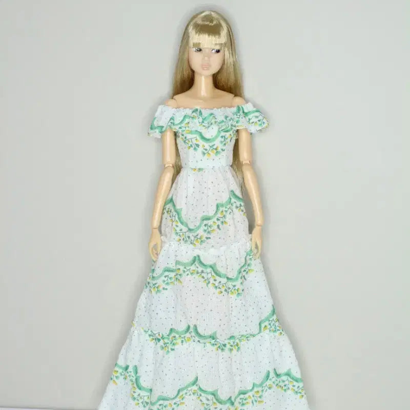 [BUNJANG] Momoko Off-Shoulder Long Dress / (모모꼬)(선주문) 오프 숄더 롱 원피스