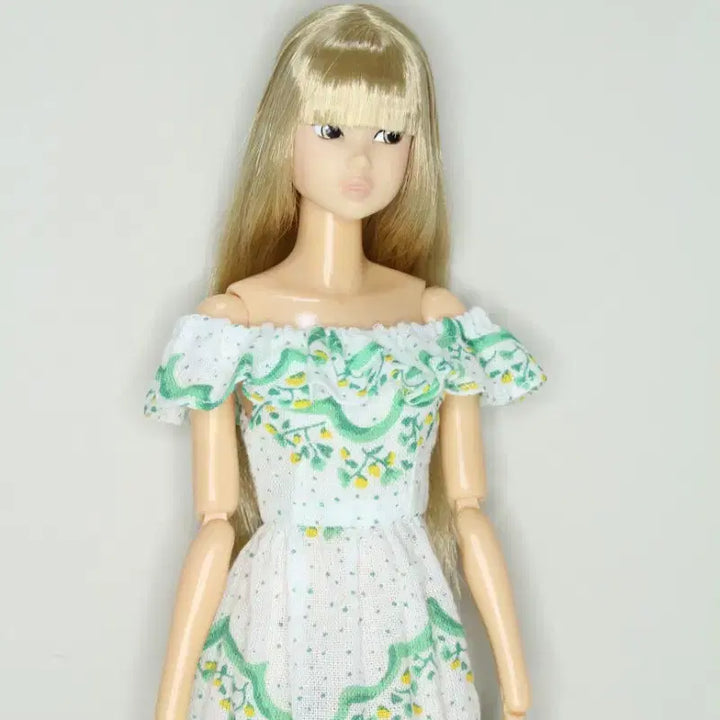 [BUNJANG] Momoko Off-Shoulder Long Dress / (모모꼬)(선주문) 오프 숄더 롱 원피스