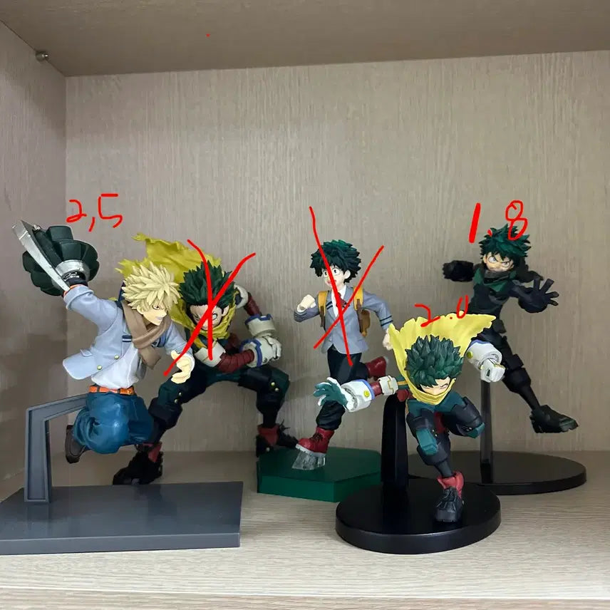 [BUNJANG] My Hero Academia Bakugo &amp; Deku Figures / 히로아카 바쿠고 미도리야 피규어
