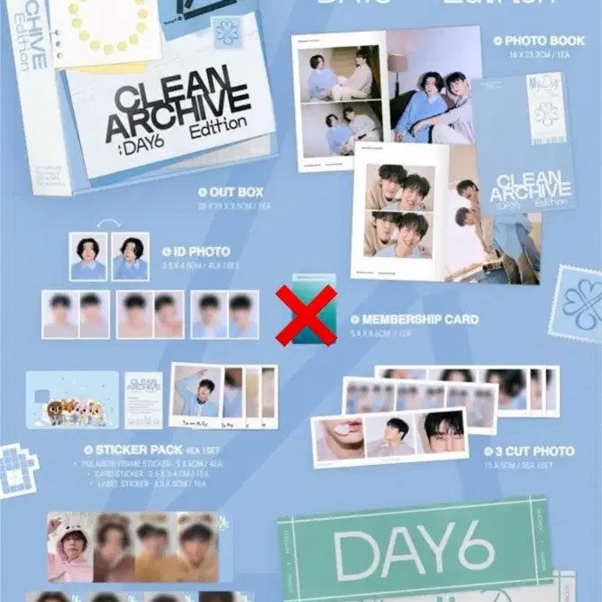 [BUNJANG] Day6 My Day 6th Generation Kit Full Set (Sealed) / (미개봉) 마이데이 6기 키트 풀구성 양도 데이식스 공식