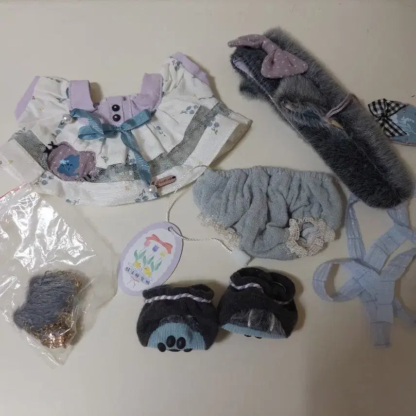 [BUNJANG] 20cm Cotton Doll Clothes Set / 20cm 솜인형 옷 양도