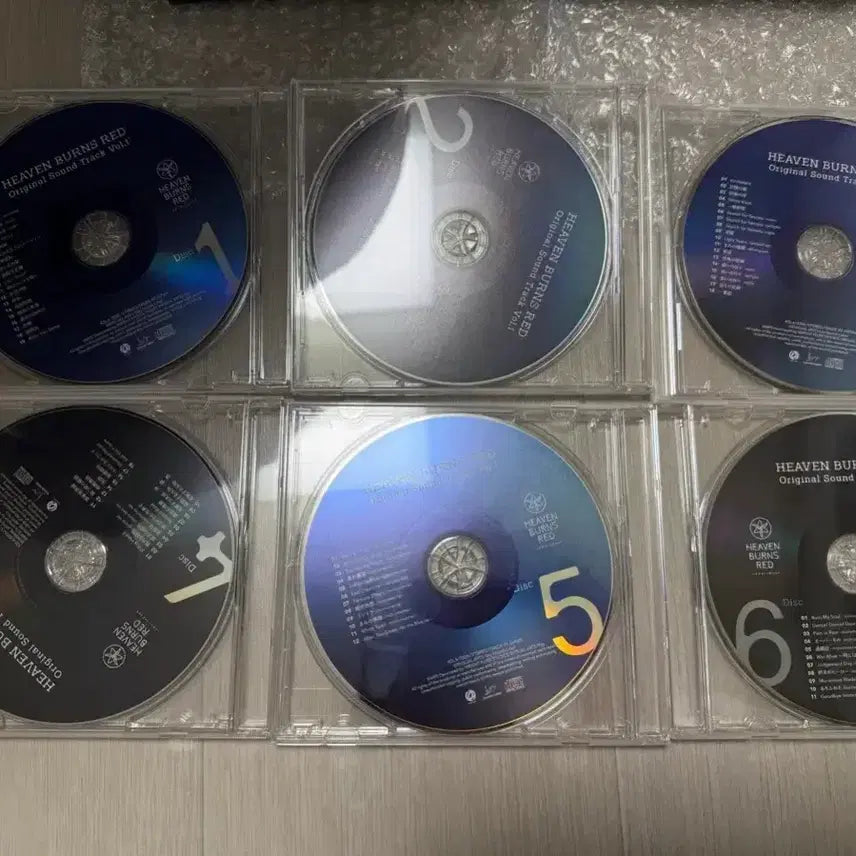 [BUNJANG] Heaven Burns Red Original Soundtrack Vol. 1 &amp; 2 Bundle Set (Unsealed) / 헤븐번즈레드 오리지널 사운드 트랙 vol.1,2 단순개봉