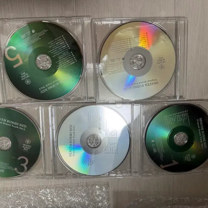 [BUNJANG] Heaven Burns Red Original Soundtrack Vol. 1 &amp; 2 Bundle Set (Unsealed) / 헤븐번즈레드 오리지널 사운드 트랙 vol.1,2 단순개봉