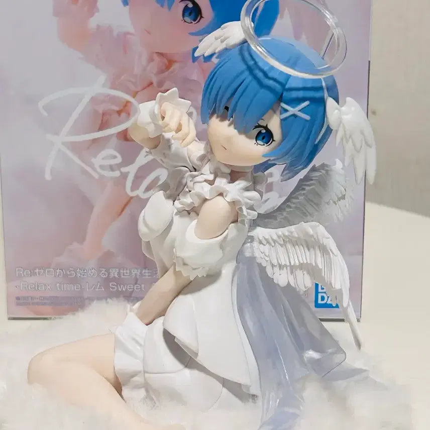 [BUNJANG] Re:Zero Rem Sweetie Sweets Relax Time Figure (Sealed) / 미개봉)리제로 렘 스위트엔젤 릴렉스타임 피규어