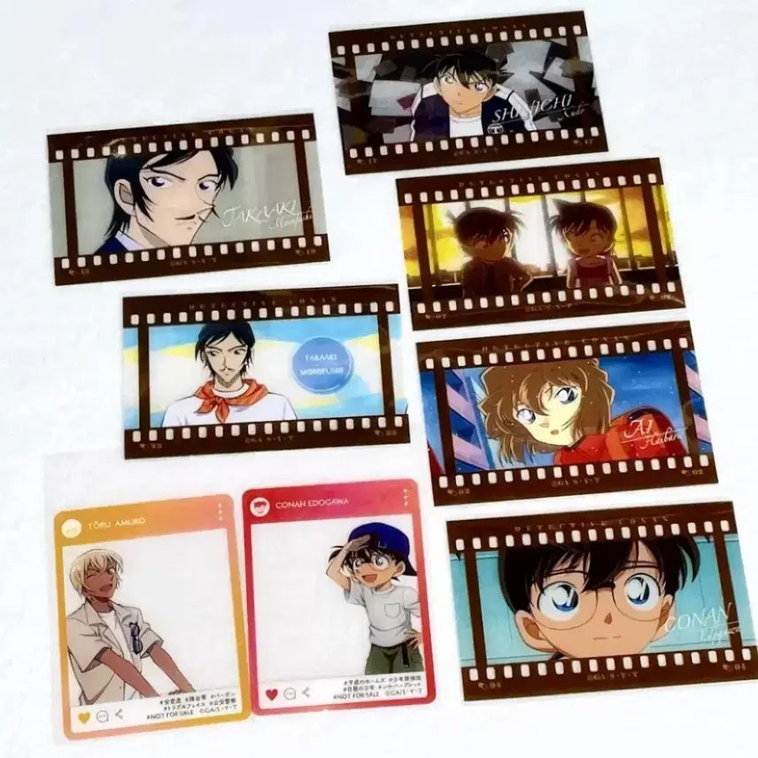 [BUNJANG] Detective Conan Film Clear Card Vol. 5 (Takaaki, Komei, Haibara, Ran, Shinichi) Special Edition Set / 명탐정코난 필름풍 클리어카드5탄 타카아키 공명 하이바라 란 신이치 특전