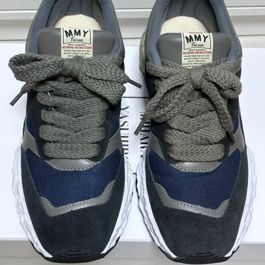 [BUNJANG] Maison Mihara Yasuhiro George Mix Material Low Top Sneakers EU44 / 미하라 야스히로 조지 스니커즈 EU44사이즈 판매