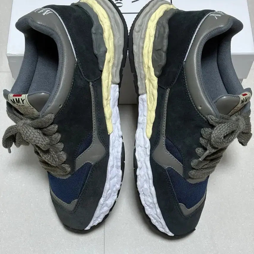 [BUNJANG] Maison Mihara Yasuhiro George Mix Material Low Top Sneakers EU44 / 미하라 야스히로 조지 스니커즈 EU44사이즈 판매