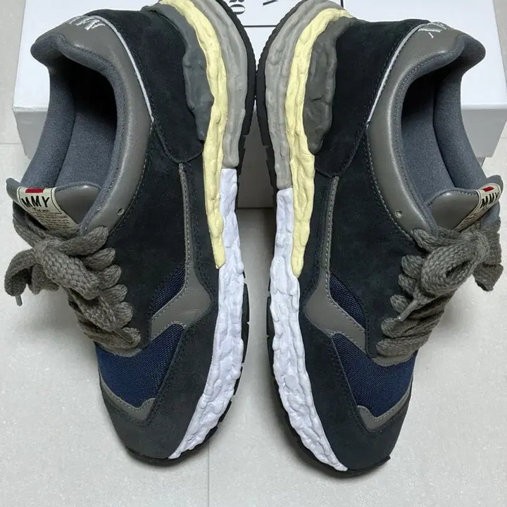 [BUNJANG] Maison Mihara Yasuhiro George Mix Material Low Top Sneakers EU44 / 미하라 야스히로 조지 스니커즈 EU44사이즈 판매