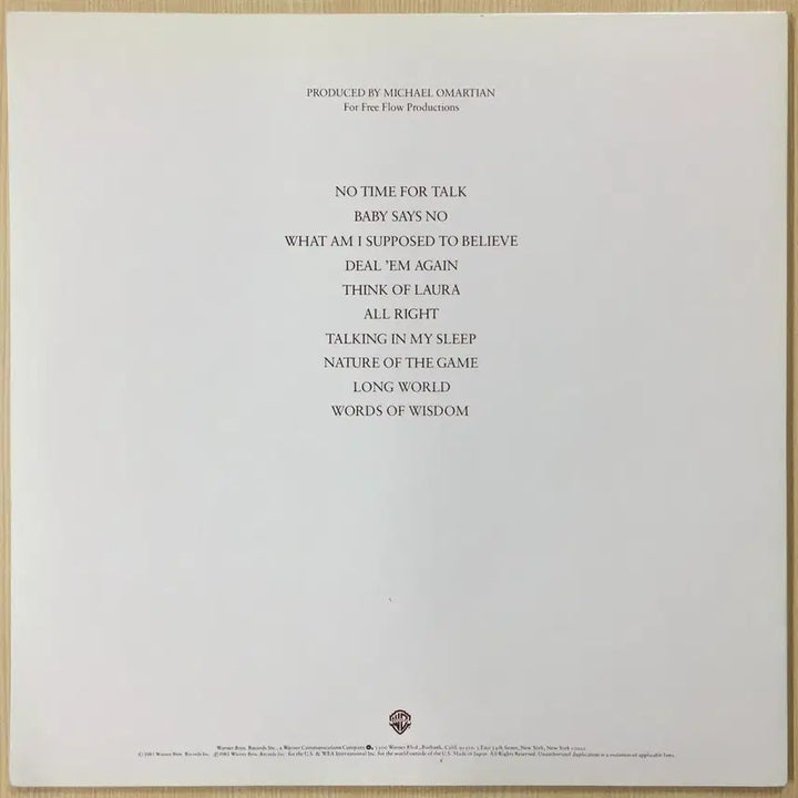 [BUNJANG] Christopher Cross Another Page LP Vinyl / (수입LP) Christopher Cross / Another Page