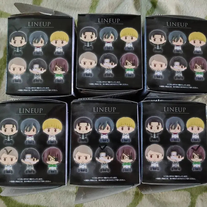 [BUNJANG] Attack on Titan Ichiban Kuji Chocokko Figure Set (6 Types) / 진격의거인 제일복권 각자의 결의 초코노코 피규어6종 쌔트