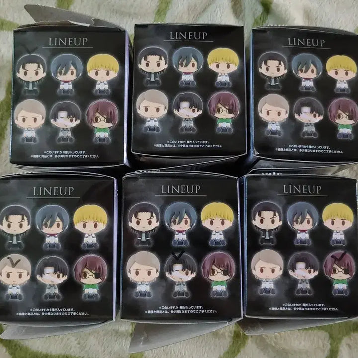 [BUNJANG] Attack on Titan Ichiban Kuji Chocokko Figure Set (6 Types) / 진격의거인 제일복권 각자의 결의 초코노코 피규어6종 쌔트