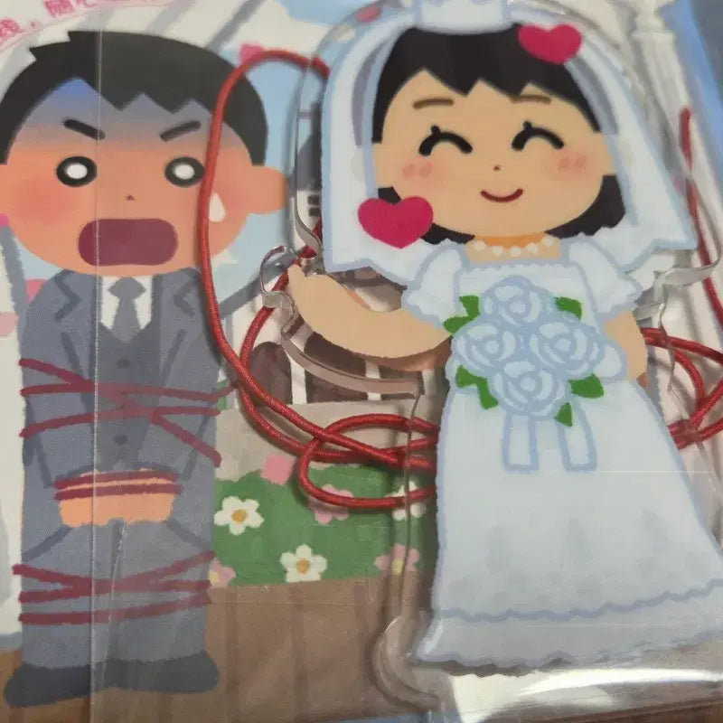 [BUNJANG] Illustoya Wedding Acrylic Stand / 이라스토야 웨딩 아크릴스탠드