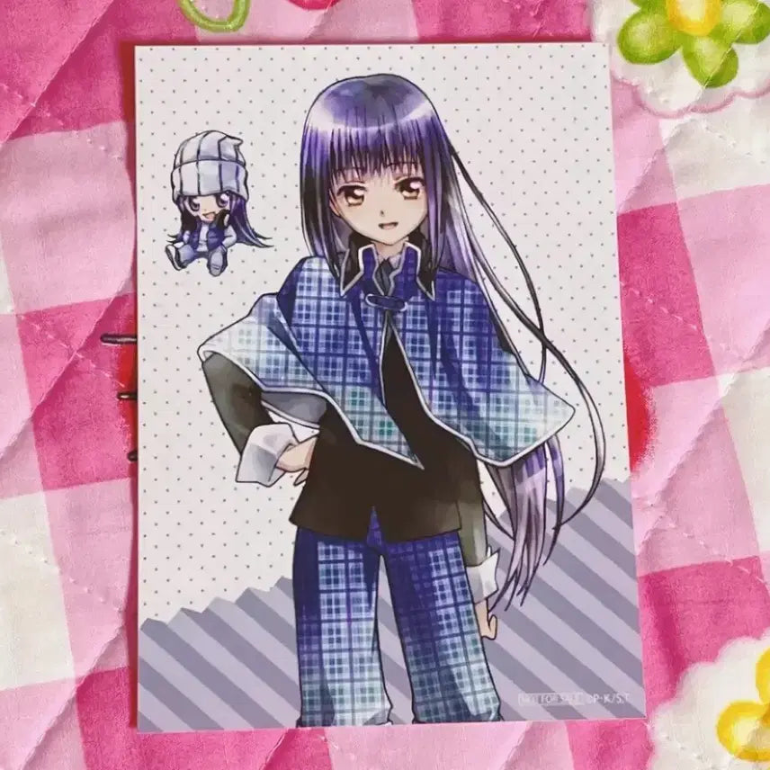 [BUNJANG] Shugo Chara! Pop-up Exclusive Pale Tone Bromide Postcard (Shugo, Nadeshiko) / 캐릭캐릭체인지 팝업 특전 페일톤 브로마이드 엽서 시우 나기히코