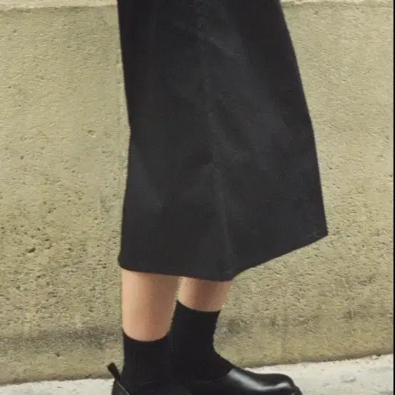 [BUNJANG] URBANIC30 Ando Cotton Skirt (Deep Navy) / 얼바닉30 Ando cotton skirt (딥네이비)