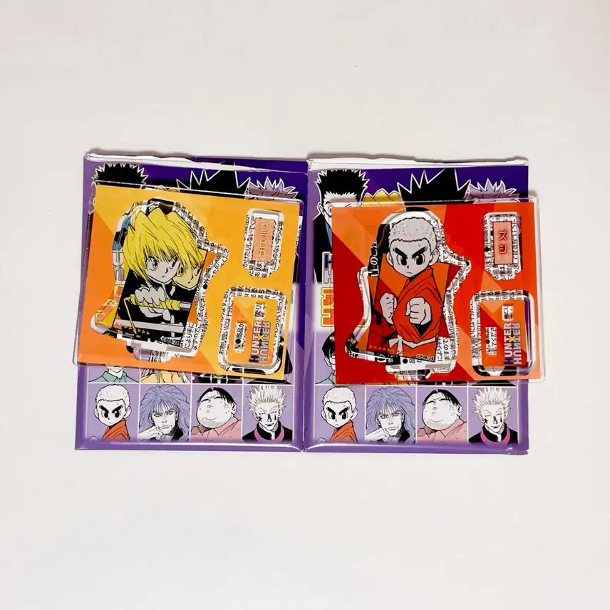 [BUNJANG] Hunter x Hunter Kurapika &amp; Zushi Acrylic Set / 헌터헌터 헌헌 크라피카 즈시 피겨 아크릴 세트