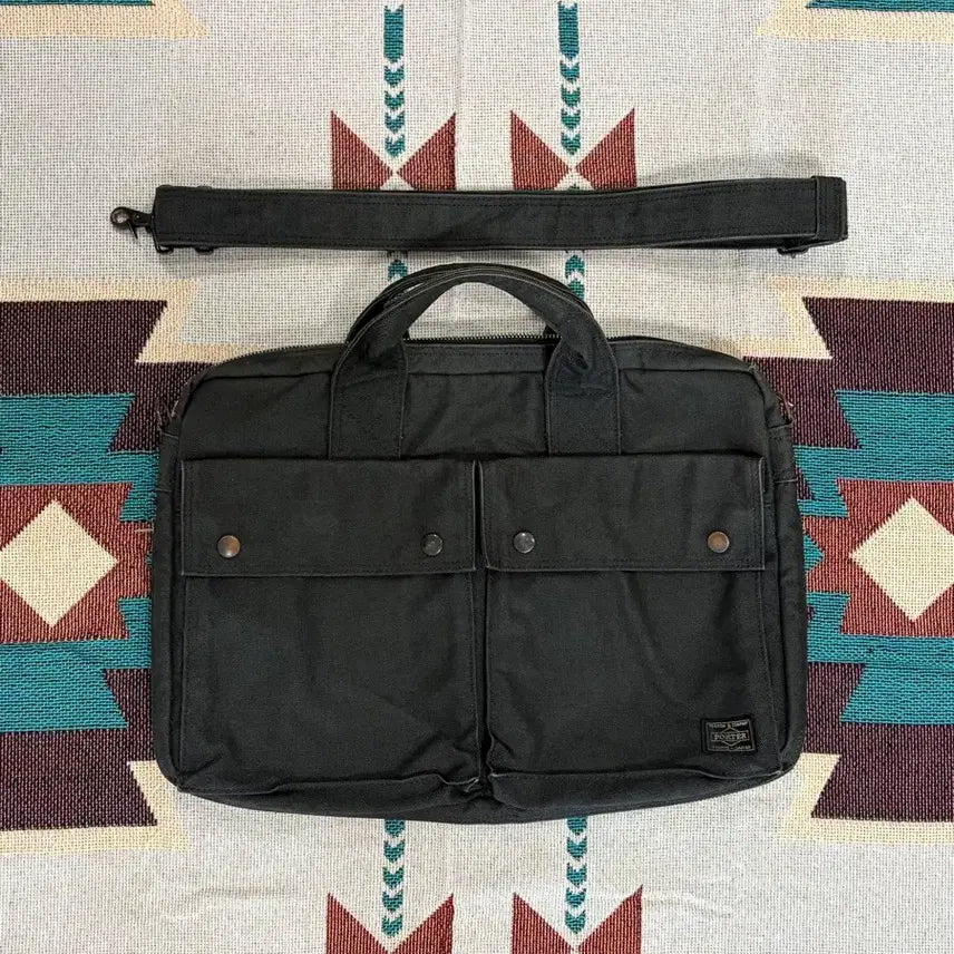[BUNJANG] Porter Smoky 2-Way Briefcase / 포터 스모키 투웨이 브리프케이스