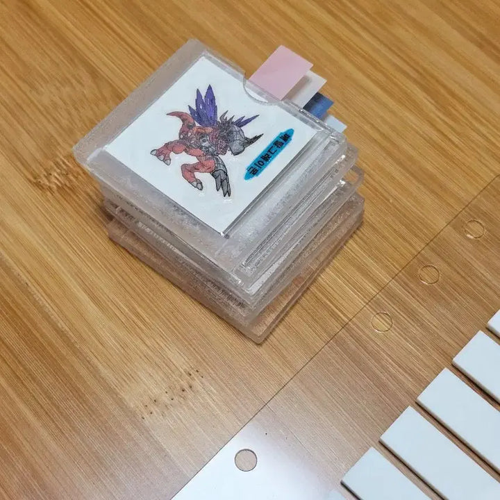 [BUNJANG] Pokemon Old Version 190-Piece "Tti-bu-ssil" Acrylic Case Holder Bundle Set / 포켓몬 구버전 띠부씰 홀더 일괄판매