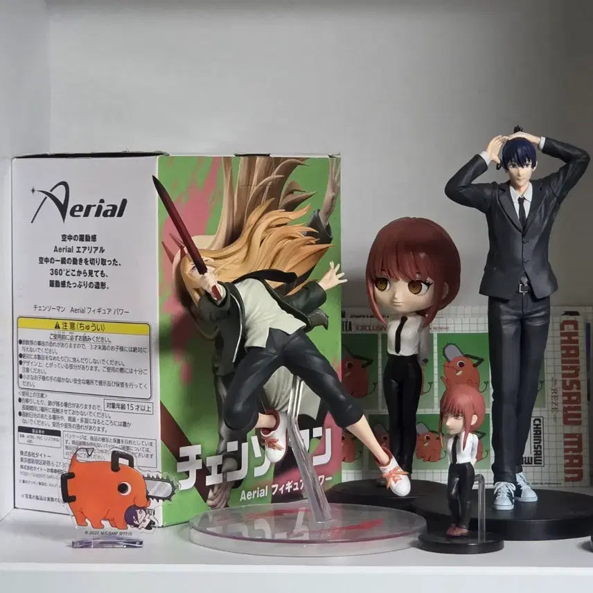 [BUNJANG] Chainsaw Man Power, Makima, Aki Unsealed Figure Bundle Set / 체인소맨 파워 &amp; 마키마 &amp; 아키 피규어 개봉 일괄