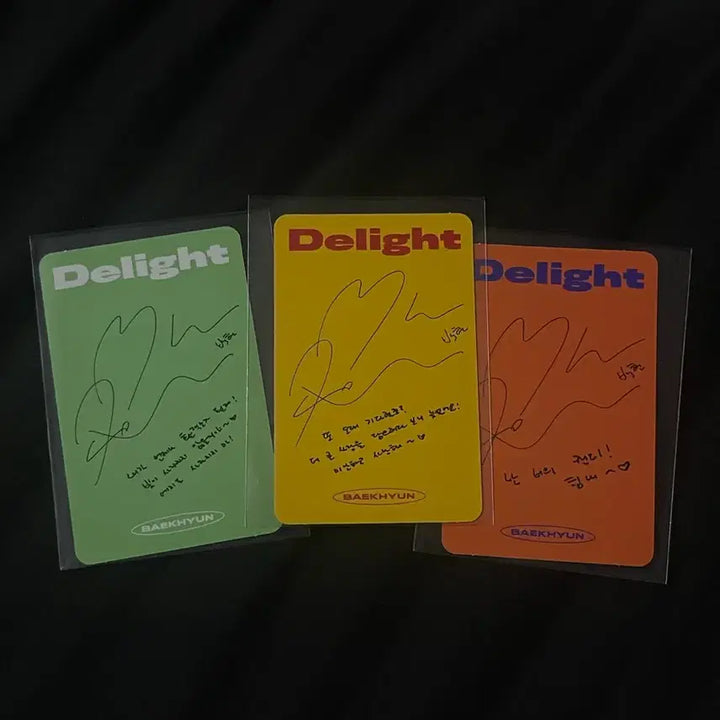 [BUNJANG] Baekhyun Candy Delight Photocard Bundle Set / 백현 캔디 딜라이트 포카 일괄