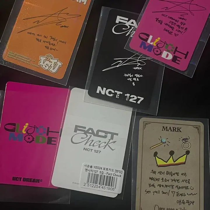 [BUNJANG] NCT Mark Bundle Set Photocards (6 pcs) / NCT 마크 포토카드 6장 일괄