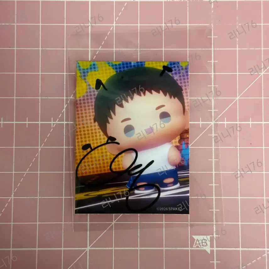 [BUNJANG] Resin Pop-up Sparkles Entry Benefit Ppotsirakgi Backlight Youngwoon Photocard / 레진 팝업 스파클즈 입장 특전 뽀시래기 백라이트 영운 양도