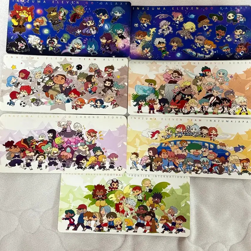 [BUNJANG] Inazuma Eleven Card Deck &amp; Pencil Case Set / 이나즈마 일레븐 카드덱+ 필통 세트